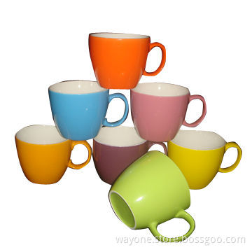 Color Glazed New Bone China Mug